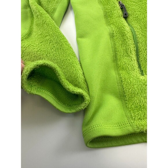 Patagonia R2 Fleece Jacket Bright Neon Green Full Zip Polartec Womens Medium - Picture 3 of 13